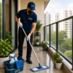Small Balcony Cleaning (Up to 25 Sq. Ft.)